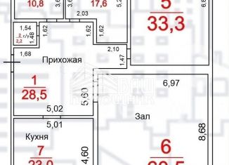 Продажа пятикомнатной квартиры, 176 м2, Воронеж, Советская улица, 19