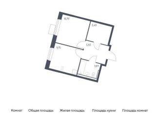 Продаю однокомнатную квартиру, 35.8 м2, Москва, жилой комплекс Молжаниново, к4