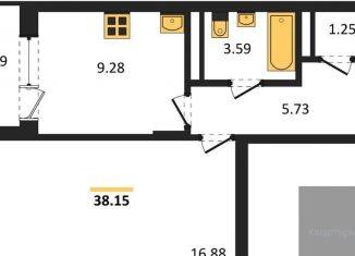 1-ком. квартира на продажу, 38.2 м2, Воронеж, Коминтерновский район, Покровская улица, 19