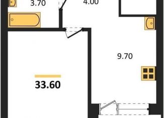 Продам однокомнатную квартиру, 33.6 м2, Воронеж, Железнодорожный район