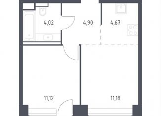 Продаю однокомнатную квартиру, 36.9 м2, Москва, район Раменки, жилой комплекс Нова, к3