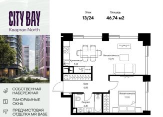 2-ком. квартира на продажу, 46.7 м2, Москва, район Покровское-Стрешнево, Волоколамское шоссе, 95/1к5