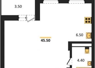 Продается квартира студия, 45.5 м2, Воронежская область