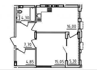 Продается 1-комнатная квартира, 50.6 м2, Ростов-на-Дону, улица Седова, 19