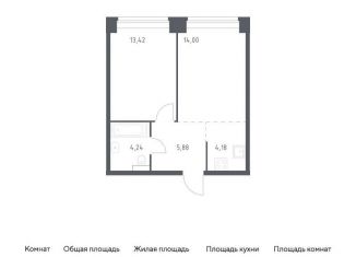 Продам однокомнатную квартиру, 41.7 м2, Москва, ЗАО, жилой комплекс Нова, к2