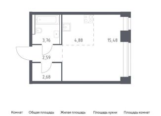 Продажа квартиры студии, 29.4 м2, Москва, ЗАО, жилой комплекс Нова, к1