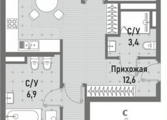 Продажа 3-ком. квартиры, 89.6 м2, Москва, улица Матросская Тишина, 12, район Сокольники