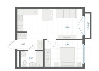 Продается 1-комнатная квартира, 36 м2, Свердловская область