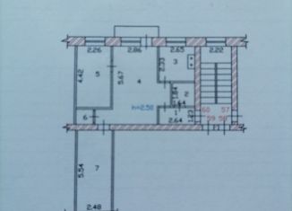 Продается 3-комнатная квартира, 57 м2, Абакан, проспект Ленина, 77