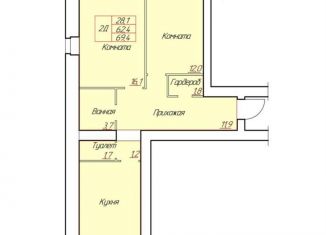 Продам 2-ком. квартиру, 69.4 м2, Вологодская область