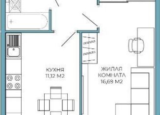 Продаю 1-ком. квартиру, 36 м2, Пенза, Октябрьский район