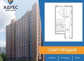 Продаю квартиру студию, 25.8 м2, Московская область, Троицкая улица, 3Г