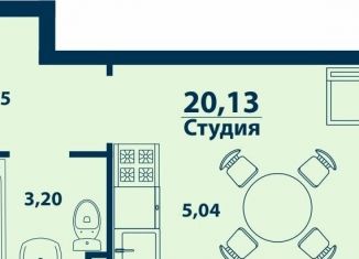 Продаю однокомнатную квартиру, 20.1 м2, Республика Башкортостан