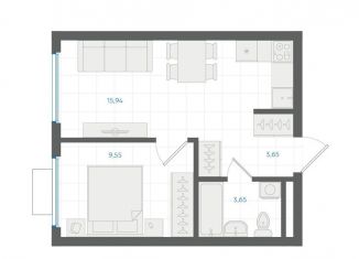 Продажа однокомнатной квартиры, 32.8 м2, Свердловская область