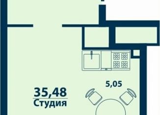 Продам однокомнатную квартиру, 35.5 м2, Уфа, Ленинский район