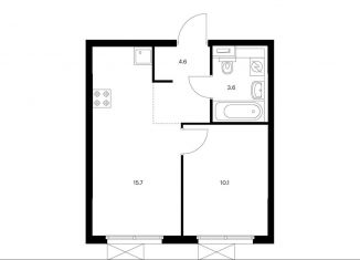 Продается 1-ком. квартира, 34 м2, Москва, проезд Воскресенские Ворота, Тверской район