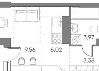 Квартира на продажу студия, 23.8 м2, Москва, Рязанский проспект, 2с27