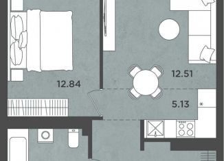 2-ком. квартира на продажу, 44 м2, Пермь, улица Космонавта Леонова, 41