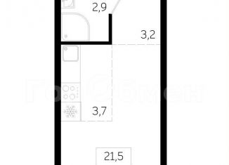 Продам квартиру студию, 21.5 м2, Москва