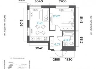 Продажа 2-ком. квартиры, 36.7 м2, Республика Башкортостан