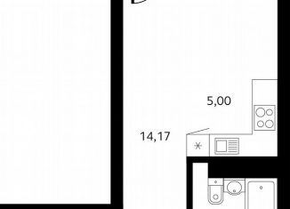 Однокомнатная квартира на продажу, 31.3 м2, Республика Башкортостан, Кремлёвская улица, 50/3