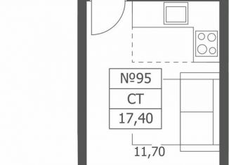 Продаю квартиру студию, 17.4 м2, Ярославль, Большая Октябрьская улица, 85