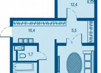 Продажа 2-комнатной квартиры, 64.9 м2, Краснодар, микрорайон Черемушки