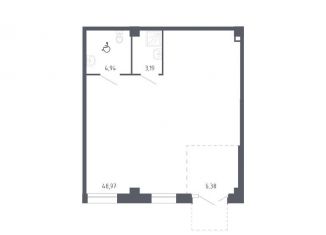 Продаю помещение свободного назначения, 63.48 м2, Владивосток, жилой комплекс Квартал Нейбута, 141к1