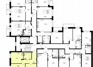 Продам 2-комнатную квартиру, 45.9 м2, деревня Скотное, Рождественская улица, 2