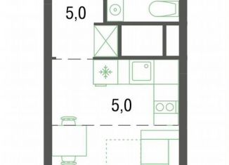 Продажа квартиры студии, 21 м2, Котельники