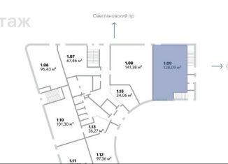Продажа торговой площади, 128.1 м2, Санкт-Петербург, Светлановский проспект, 85, Выборгский район
