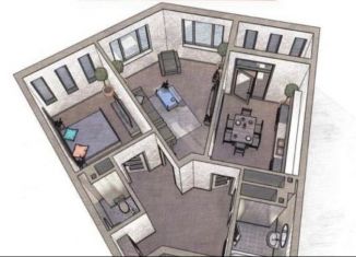 Продается двухкомнатная квартира, 67.1 м2, Грозный, Старопромысловское шоссе, 9А, Путинский район