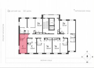 Продаю 1-комнатную квартиру, 40.5 м2, посёлок Шушары
