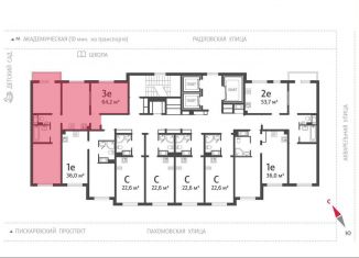 Продам 1-комнатную квартиру, 36.2 м2, посёлок Шушары