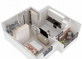 1-ком. квартира на продажу, 32.7 м2, Ставрополь, Промышленный район