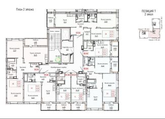 2-ком. квартира на продажу, 66.1 м2, Воронеж, улица Матросова, 64А