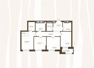 Продается 3-ком. квартира, 64.8 м2, Новокузнецк, улица Зорге, 17