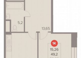 Продаю однокомнатную квартиру, 50.6 м2, Люберцы, Октябрьский проспект, 28А