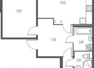Продаю 2-ком. квартиру, 63.6 м2, Пушкин