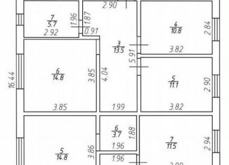 Продам дом, 164 м2, село Осыпной Бугор, улица Лермонтова, 21Б