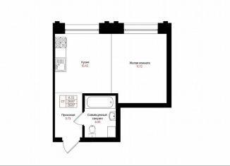 Продается однокомнатная квартира, 29.9 м2, Казань