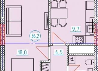 Продам 1-комнатную квартиру, 36 м2, Грозный, улица Нурседы Бековны Хабусиевой, 64