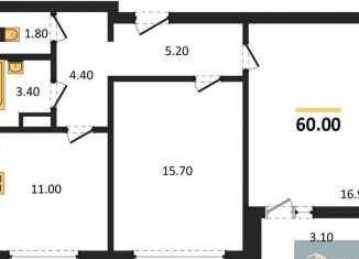 Продаю 2-комнатную квартиру, 60 м2, Воронеж