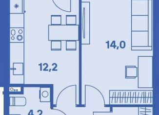 Продаю однокомнатную квартиру, 37.6 м2, Пермь