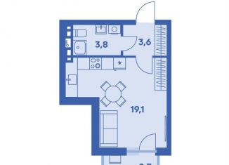 Продаю 1-ком. квартиру, 27.3 м2, Пермь