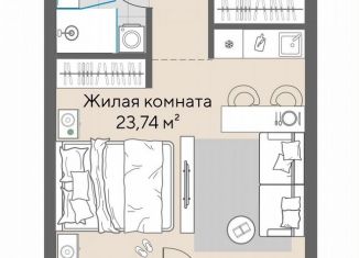 Продаю квартиру студию, 38.7 м2, поселок городского типа Шерегеш, Советская улица