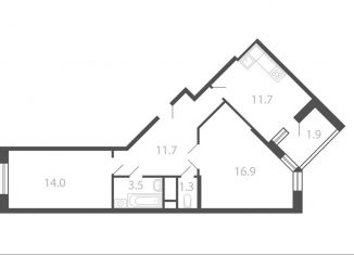 Продам двухкомнатную квартиру, 61.5 м2, Котельники, микрорайон Новые Котельники, 8