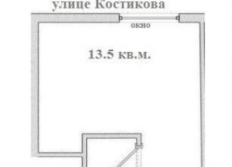 Продажа квартиры студии, 13.5 м2, Москва, улица Костикова, 7