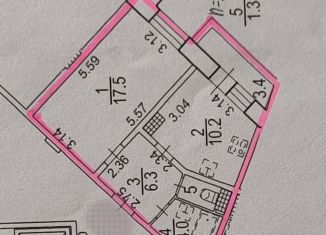 Продается 1-комнатная квартира, 39.3 м2, Санкт-Петербург, Петергофское шоссе, 17к1, Петергофское шоссе