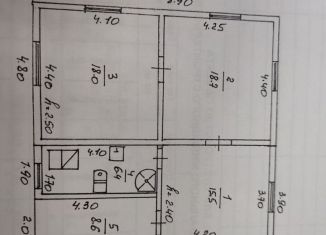 Дом на продажу, 58.6 м2, Тара, Красноармейская улица